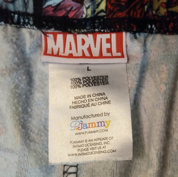 3/10 Marvel Comics PJ Pants - Picture 3 of 3